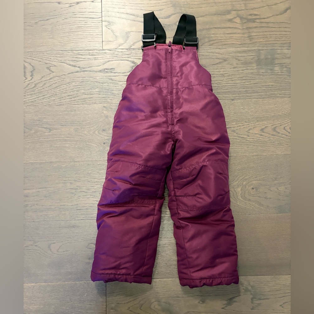La belle girls purple snowpants sz 4/5 EUC ret $88